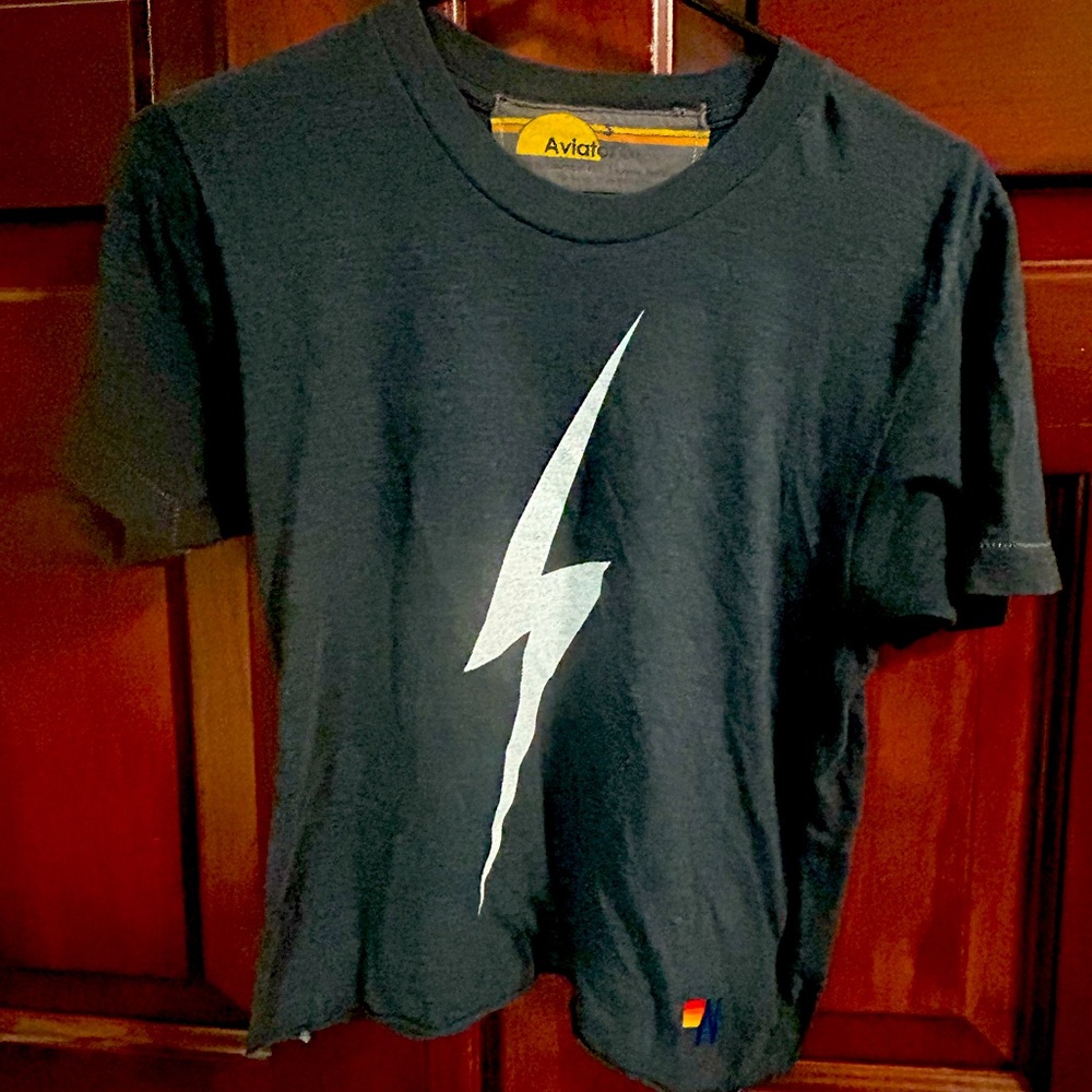 Aviator nation lighting bolt Tshirt